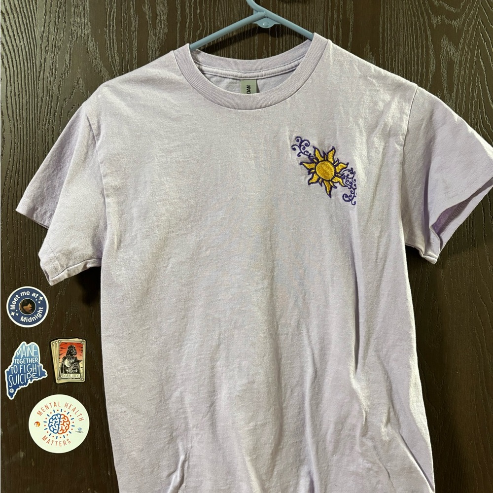 Embroidered Tangled Flower Shirt
